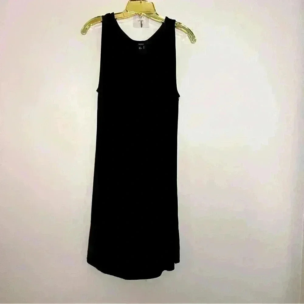 Forever 21 Black Tank Dress, Size S, EUC